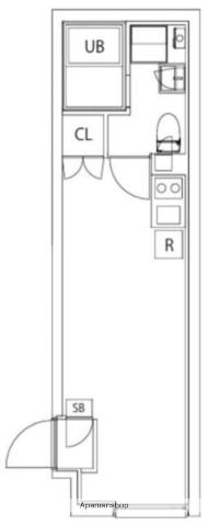 CITY WALK王子DUE(ワンルーム/1階)の間取り写真