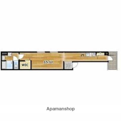 AMBITION東尾久(ワンルーム/3階)の間取り写真