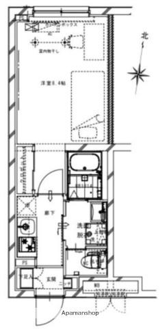 リアルワン要町(1K/4階)の間取り写真