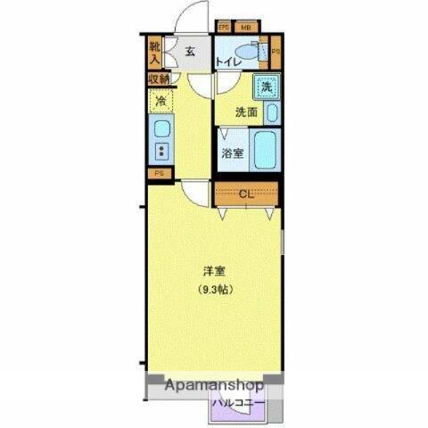 KNOTS東武練馬STA(1K/2階)の間取り写真