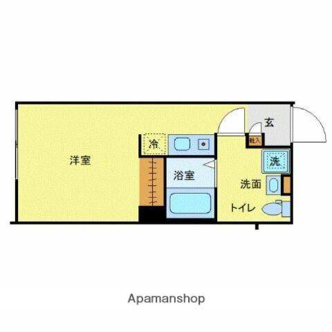 NOVEL COURT 西新井(ワンルーム/1階)の間取り写真