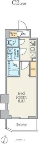 クレストコート中板橋(1K/5階)の間取り写真