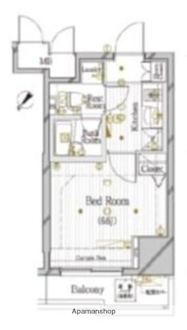 ル・リオン池袋コンフォート(1K/2階)の間取り写真