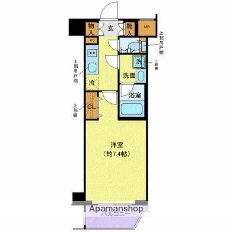 クレヴィスタ板橋ときわ台(1K/3階)の間取り写真