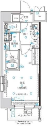 クレイシア板橋蓮沼(1K/11階)の間取り写真