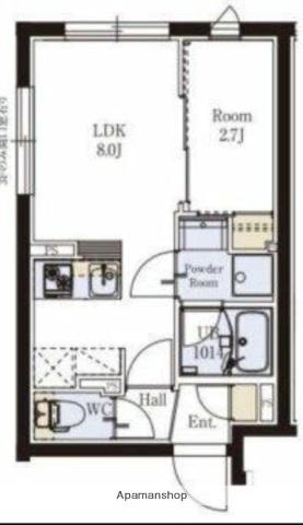 プロスタイルウェルス東武練馬Ⅱ(1LDK/3階)の間取り写真