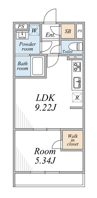 リブリ・板橋区前野町3(1LDK/1階)の間取り写真