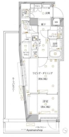 クレイシア板橋志村(2K/4階)の間取り写真