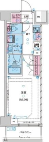 ジェノヴィア北池袋Ⅱ(1K/4階)の間取り写真
