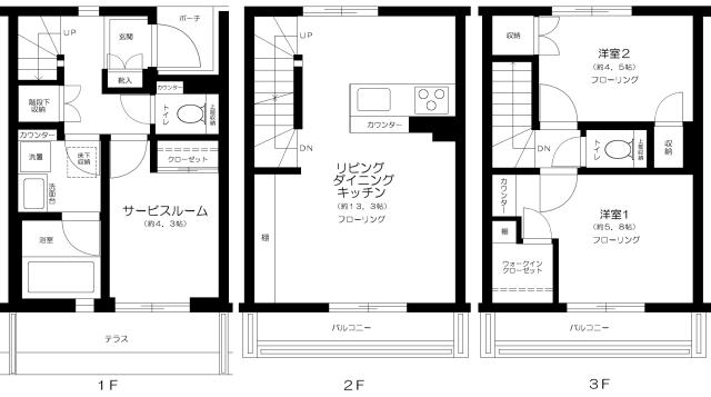プラハテラス東大前(3LDK)の間取り写真