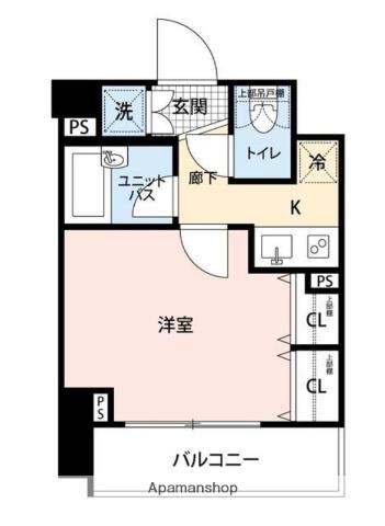 マイナビSTAYミライエ文京小石川5丁目(1K/5階)の間取り写真