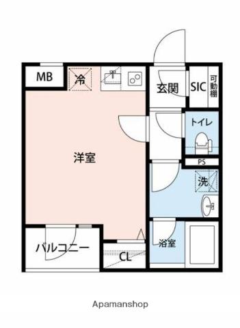 マイナビSTAY西日暮里レジデンス(ワンルーム/3階)の間取り写真