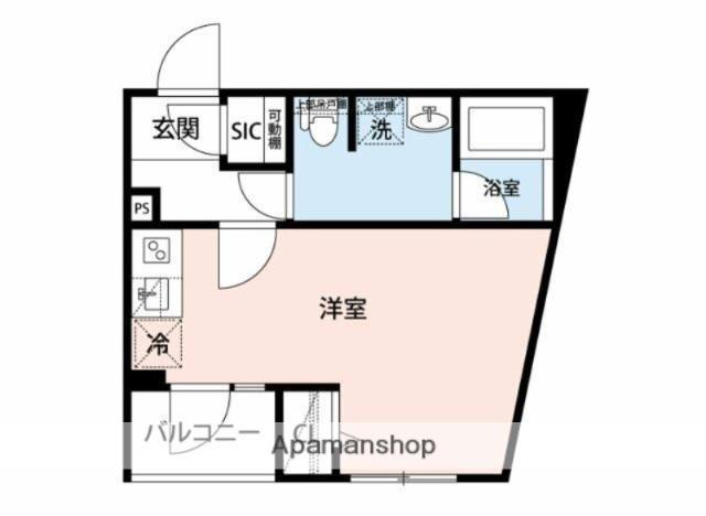 マイナビSTAY西日暮里レジデンス(ワンルーム/2階)の間取り写真