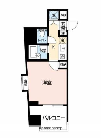 マイナビSTAYミライエ池袋立教通(1K/3階)の間取り写真