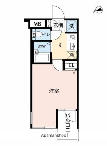 マイナビSTAYミライエ本郷東大前(1K/4階)の間取り写真