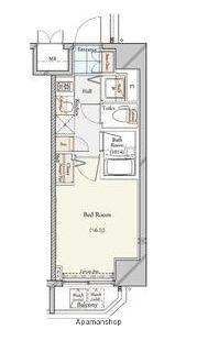 コンシェリア大塚駅前 7階階 間取り