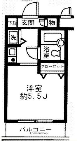 シティハイツ新大塚(ワンルーム/8階)の間取り写真