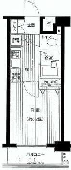 プレール・ドゥーク文京本駒込 7階階 間取り