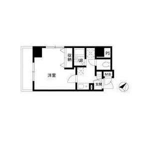 パルクFKN(1K/3階)の間取り写真