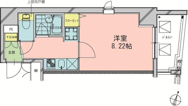 本郷エーワン東大前(1K/3階)の間取り写真
