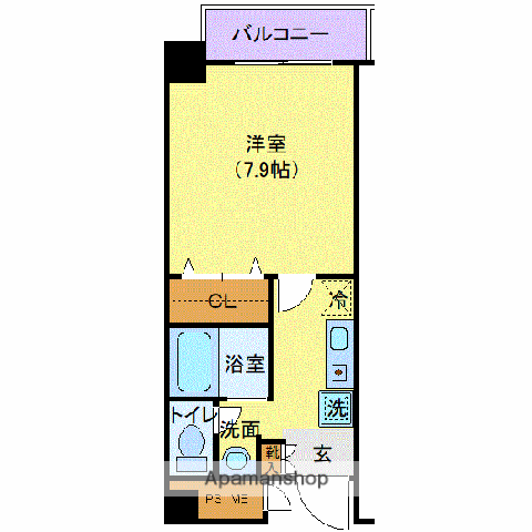 アヴニール浅草橋 5階階 間取り
