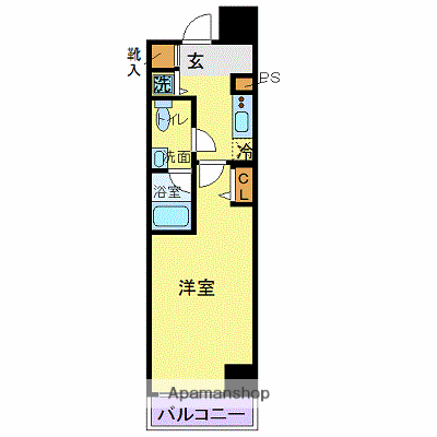 カスタリア蔵前 5階階 間取り