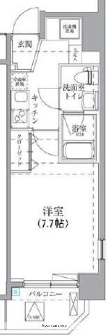 リヴシティ清澄白河 9階階 間取り