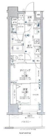 日神デュオステージ浅草三筋 10階階 間取り
