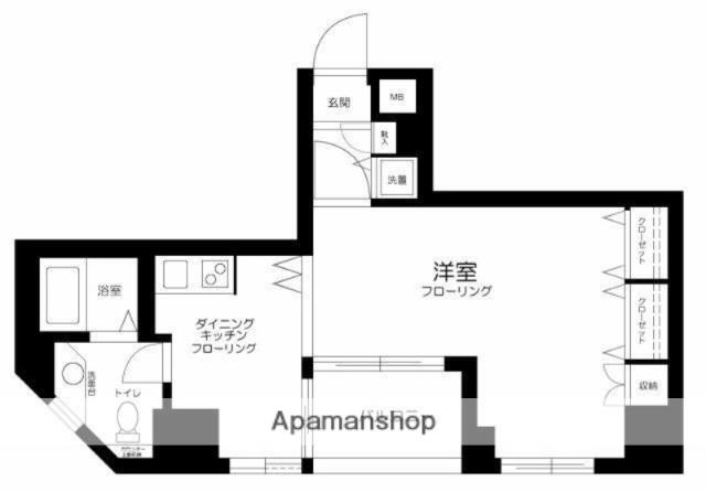 クローバーコート黒門町 10階階 間取り