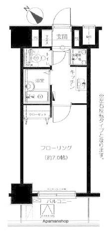 メインステージ茅場町 9階階 間取り