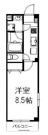 シャッツクヴェレ東日本橋 2階階 間取り