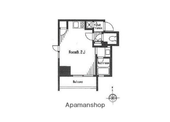 リアルテ亀戸(ワンルーム/2階)の間取り写真