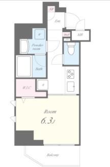 RYOGOKU STATION RESIDENCE(1K/1階)の間取り写真