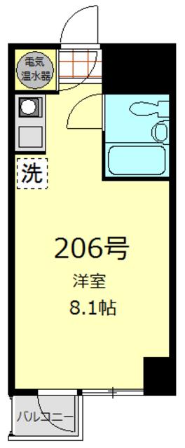 ハイツ神田岩本町 2階階 間取り