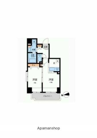 プライマル浅草橋(1LDK/7階)の間取り写真