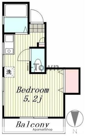 樋口ハイツ(1K/3階)の間取り写真