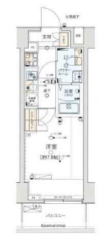 ジェノヴィア東日本橋駅前グリーンヴェール 15階階 間取り