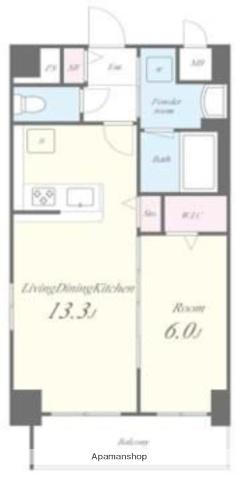 ザ・パーク亀戸(1LDK/4階)の間取り写真