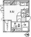 アーデン木場(ワンルーム/7階)の間取り写真