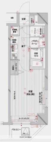 メインステージ蔵前 2階階 間取り