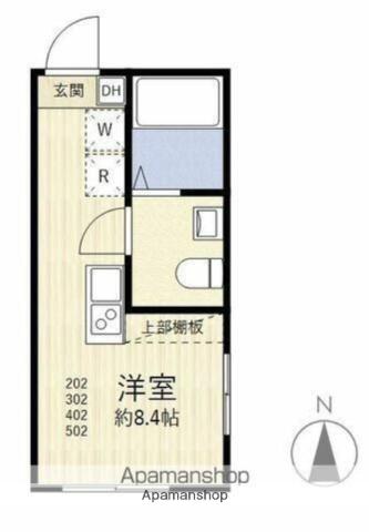 SK門前仲町Ⅰ(ワンルーム/3階)の間取り写真