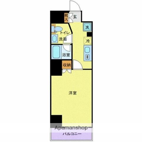 UGHD人形町(1K/6階)の間取り写真