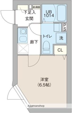 レピュア三ノ輪レジデンスⅡ(1K/2階)の間取り写真