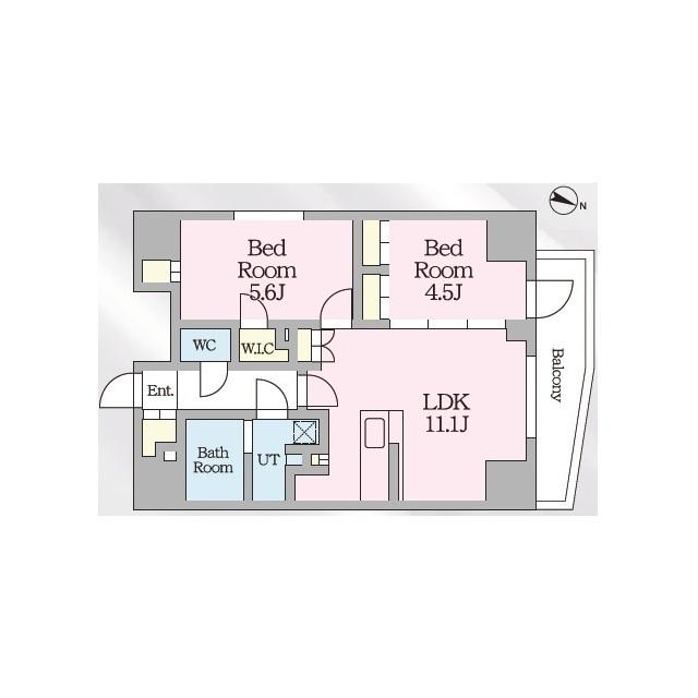 プレール・ドゥーク文京本郷(1SLDK/11階)の間取り写真