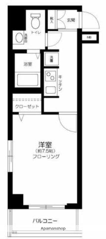 グローバン本所吾妻橋(1K/5階)の間取り写真