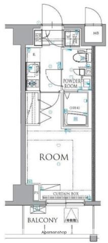 ARTESSIMO MONDO(1K/6階)の間取り写真