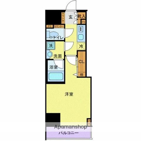 ブレシア日本橋蛎殻町(1K/5階)の間取り写真