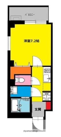 BCASA TOKYO KIKUKAWA(1K/5階)の間取り写真