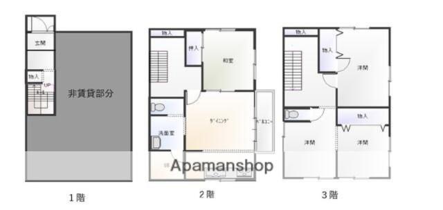 東京地下鉄東西線 東陽町駅 徒歩8分 3階建 築24年(4LDK)の間取り写真
