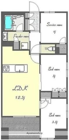プレシス日本橋三越前MIMURO(3LDK/6階)の間取り写真